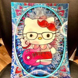 Lot of 3 ‘Heavy Duty’ Hello Kitty 3D Holographic Lenticular Posters